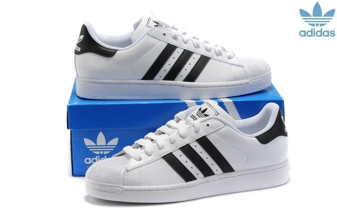 adidas superstar blanche et noir pas cher